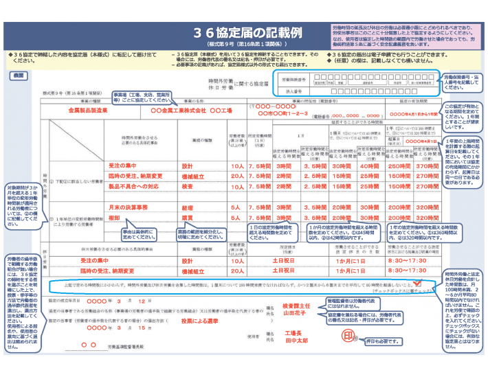 36 協定 新 様式 記入 例